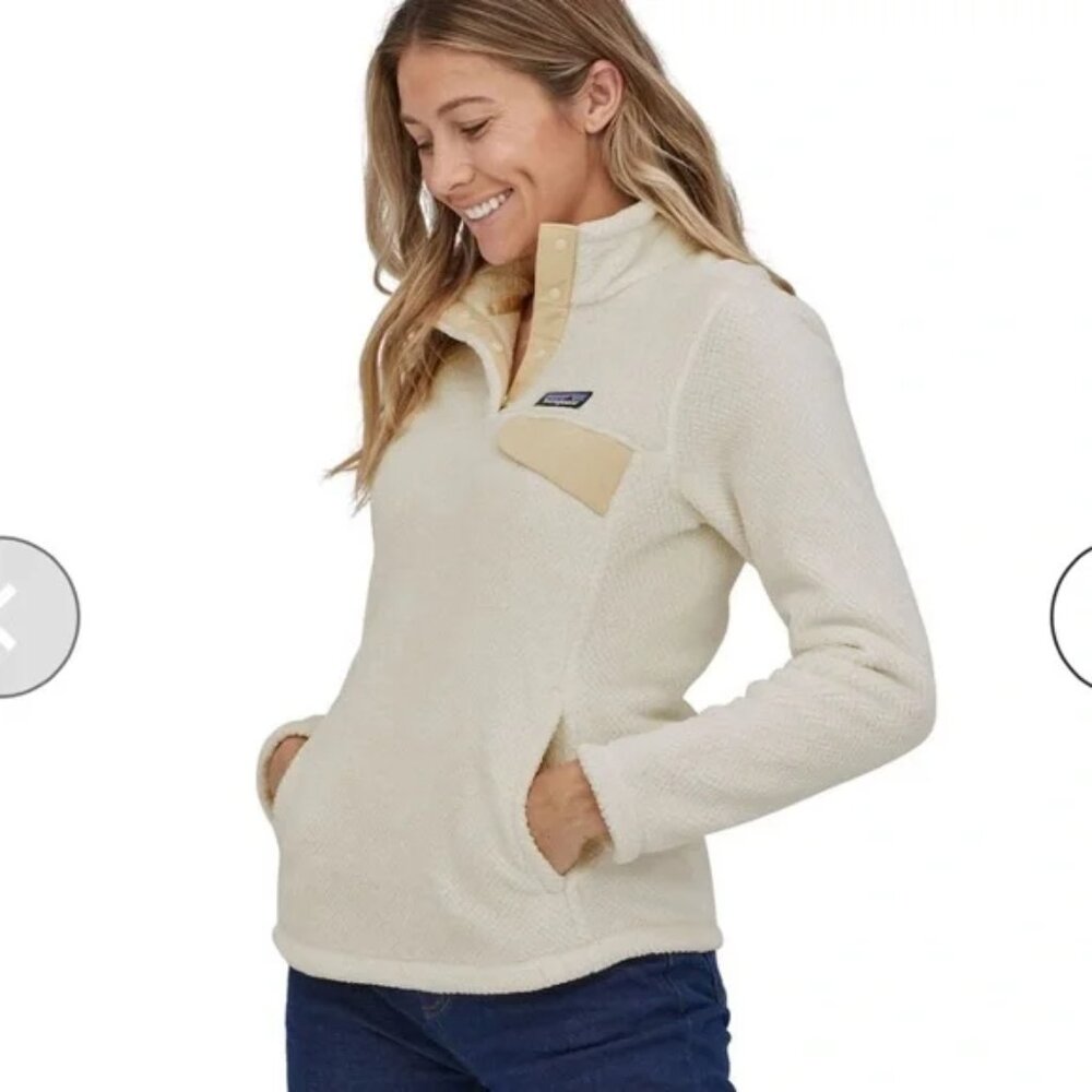 VGUC Patagonia Re-Tool Snap Pullover Size Medium